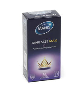 MANIX KING SIZE MAX XL 12 PRESERVATIFS