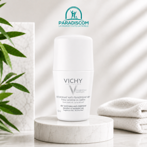 VICHY DEODORANT ANTI-TRANSPIRANT 48H ROLL-ON 50ml PEAU SENSIBLE OU ÉPILÉE