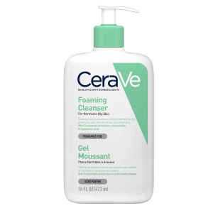 CERAVE OFFRE GEL MOUSSANT PEAUX NORMALES A GRASSES 473 ML + GEL MOUSSANT20ML+ GEL CREME 3ML OFFERTS