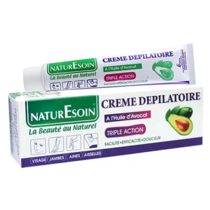 NaturEsoin Crème Dépilatoire à l’Huile d’Avocat – 50 ml