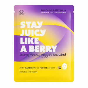 Stay juicy like a berry mask