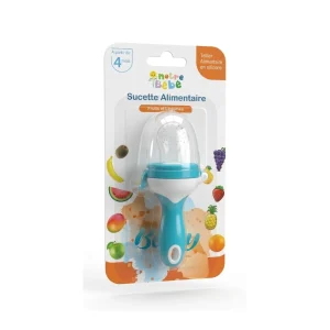 Notre Bebe Sucette Alimentaire Fruits & Légumes +4m premier âge - Bleu