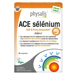 ACE sélénium – 45 comprimés – Physalis