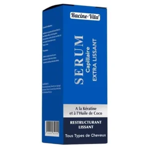 Racine-Vita Sérum Capillaire Extra Lissant Restructurant Kératine et Huile de Coco – 40ml